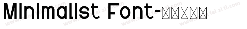 Minimalist Font字体转换